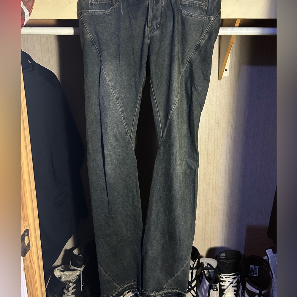 Rick Owens Black Men Jeans